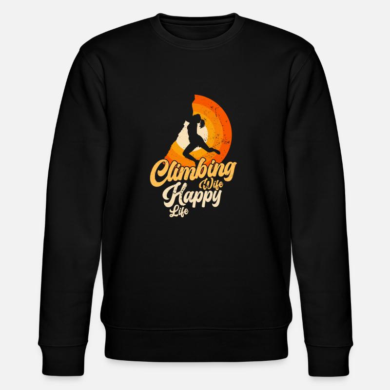 Escalade Escalade Grimpeurs Bloc Alpinistes - Sweat bio CHANGER Stanley/Stella Unisexe - noir