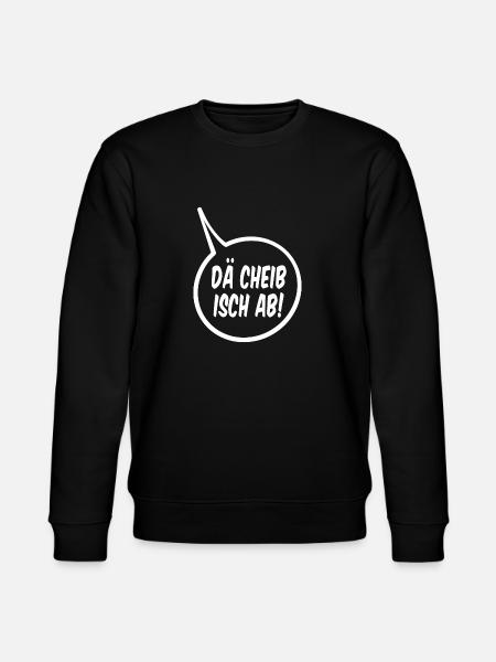 Dä cheib isch ab - Stanley/Stella Unisex Bio-Sweatshirt CHANGER - Schwarz
