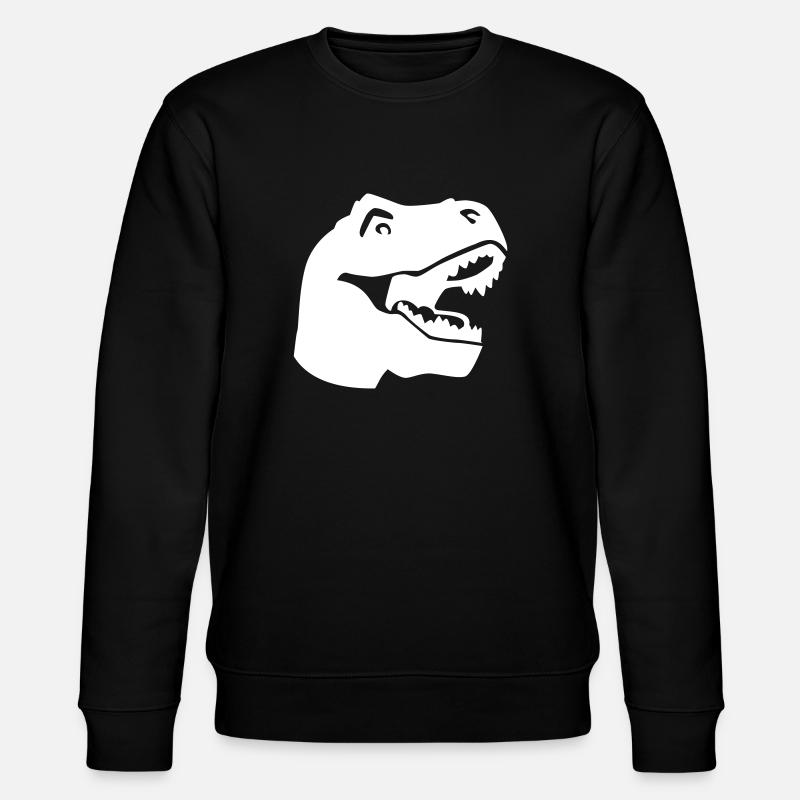 T-Rex - Stanley/Stella Unisex Bio-Sweatshirt CHANGER  - Schwarz