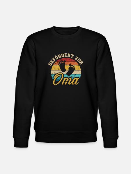 Oma - Stanley/Stella Unisex Bio-Sweatshirt CHANGER  - Schwarz
