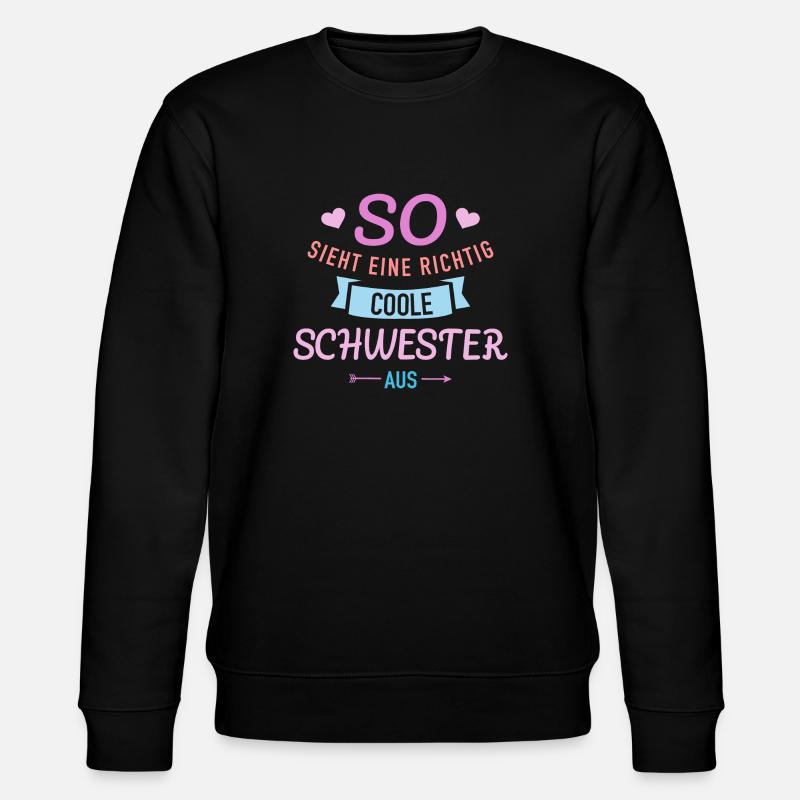Sœur - Sweat bio CHANGER Stanley/Stella Unisexe - noir