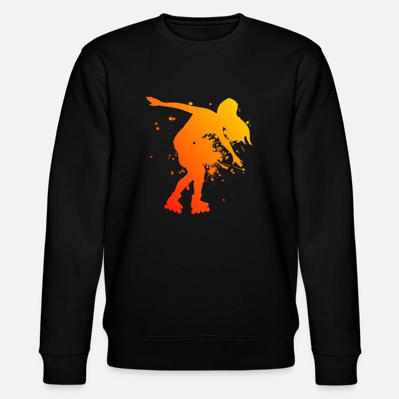 Roller Skating Rollerskaten Roller Skates - Stanley/Stella Unisex Bio-Sweatshirt CHANGER  - Schwarz