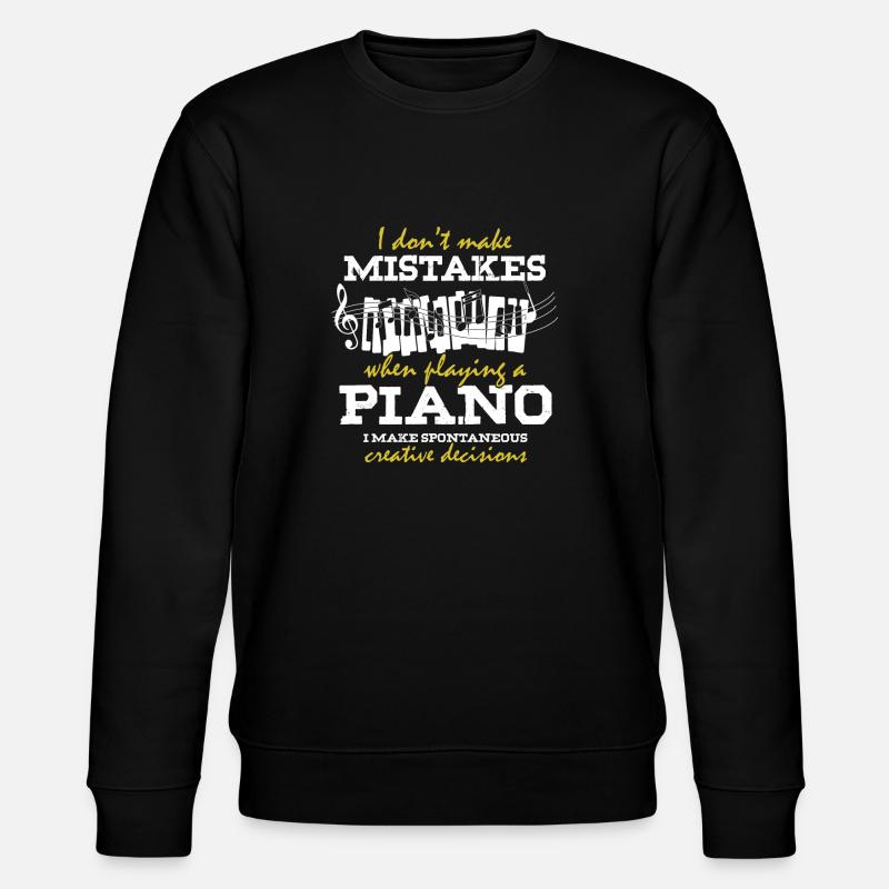 Playing The Piano - le piano - Sweat bio CHANGER Stanley/Stella Unisexe - noir
