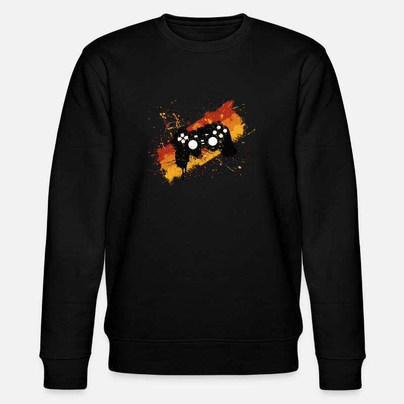 Graffiti-Controller Gamer - Stanley/Stella Unisex Bio-Sweatshirt CHANGER  - Schwarz