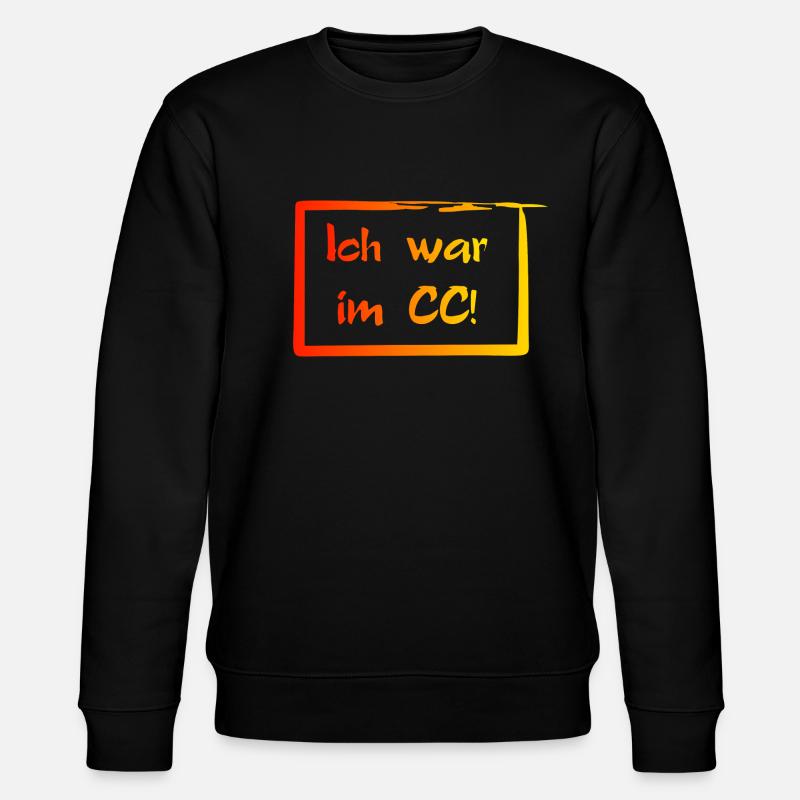 Ich war im CC! - Stanley/Stella Unisex Bio-Sweatshirt CHANGER  - Schwarz