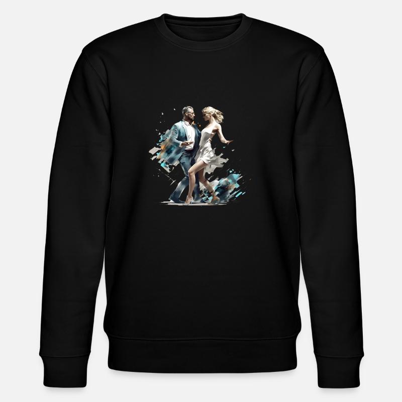 Dancing is fun - Stanley/Stella CHANGER Unisex Organic Sweatshirt - black