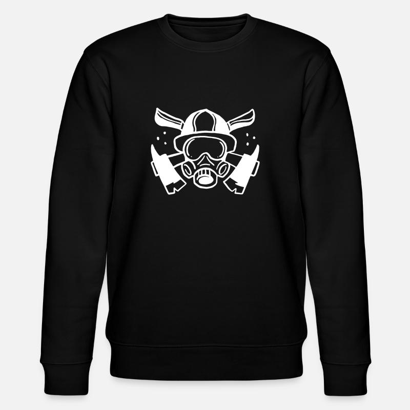 Pompiers - Firefighter - Sweat bio CHANGER Stanley/Stella Unisexe - noir