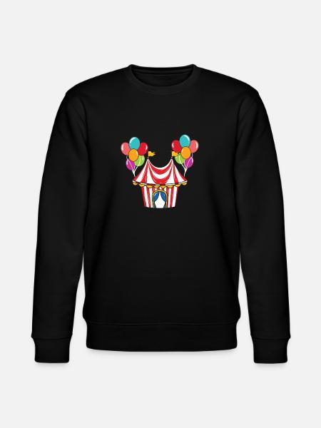 Zirkus Zirkuszelt Zirkusdirektor - Stanley/Stella Unisex Bio-Sweatshirt CHANGER  - Schwarz