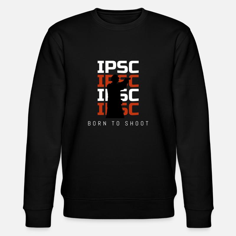 IPSC - Né pour tirer - Sweat bio CHANGER Stanley/Stella Unisexe - noir