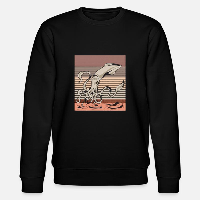 Octopus - Stanley/Stella CHANGER Unisex Organic Sweatshirt - black