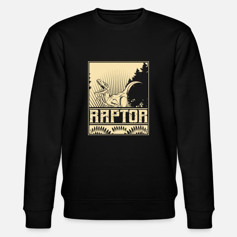 Raptor - Stanley/Stella Unisex Bio-Sweatshirt CHANGER  - Schwarz