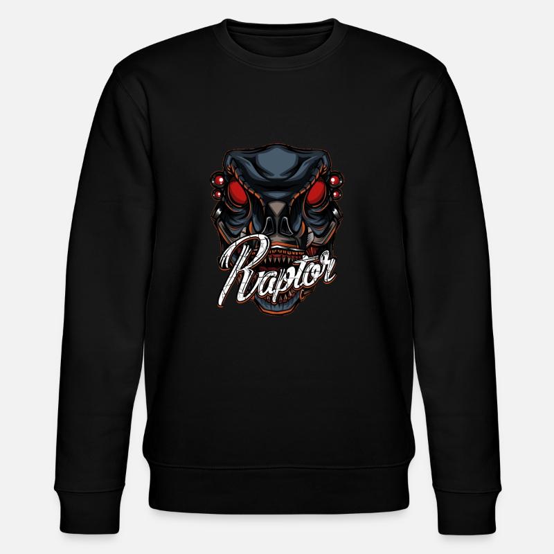 Raptor - Stanley/Stella Unisex Bio-Sweatshirt CHANGER  - Schwarz