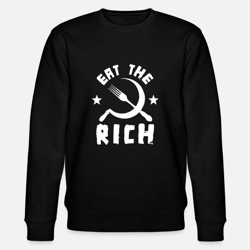 Manger les riches - Sweat bio CHANGER Stanley/Stella Unisexe - noir