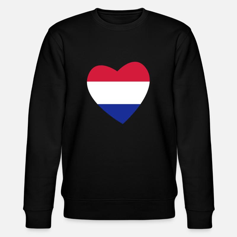 Heart Netherlands - Stanley/Stella CHANGER Unisex Organic Sweatshirt - black
