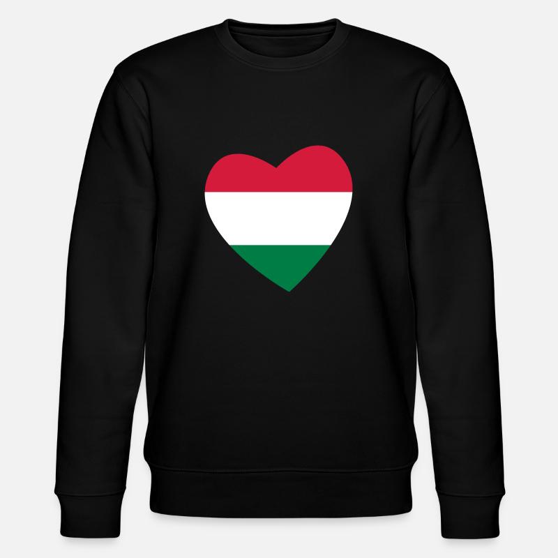 coeur Hongrie - Sweat bio CHANGER Stanley/Stella Unisexe - noir
