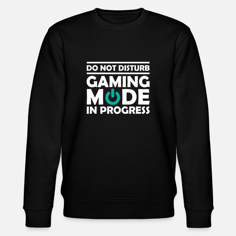 Gaming Mode In Progress - Stanley/Stella CHANGER Unisex Organic Sweatshirt - black