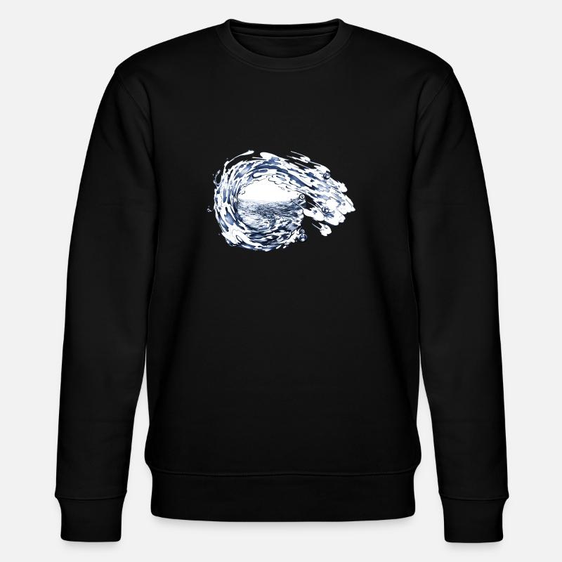 eau - Sweat bio CHANGER Stanley/Stella Unisexe - noir
