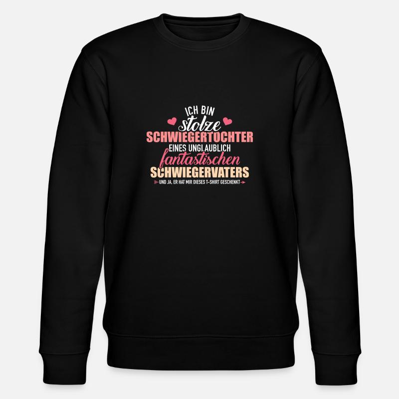 Schwiegertochter - Stanley/Stella Unisex Bio-Sweatshirt CHANGER  - Schwarz