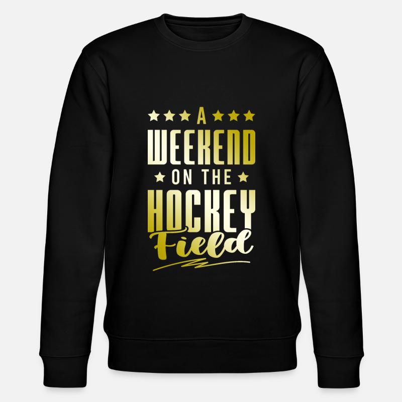 fieldhockey wochenende - Stanley/Stella Unisex Bio-Sweatshirt CHANGER  - Schwarz