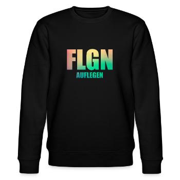 FLGN Coloré raccrocher DJ - Sweat bio CHANGER Stanley/Stella Unisexe - noir - Devant - Nik (191cm) & Marisol (170cm)