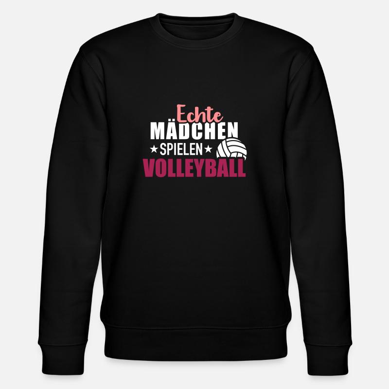 Volleyball - Stanley/Stella Unisex Bio-Sweatshirt CHANGER - Schwarz