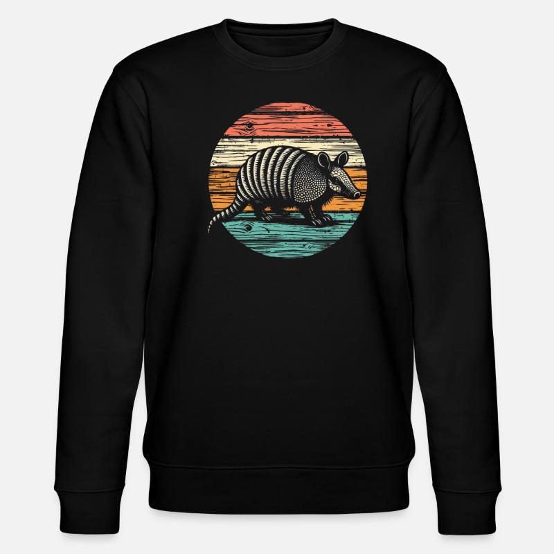 Armadillo Gürteltier - Stanley/Stella Unisex Bio-Sweatshirt CHANGER  - Schwarz