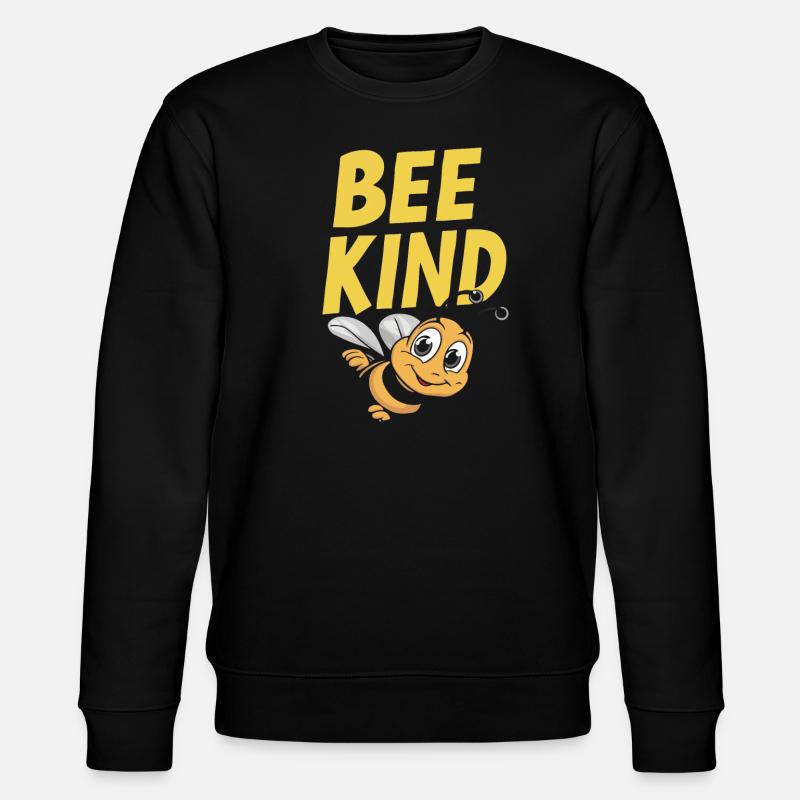 Bee Kind Biene - Stanley/Stella Unisex Bio-Sweatshirt CHANGER  - Schwarz