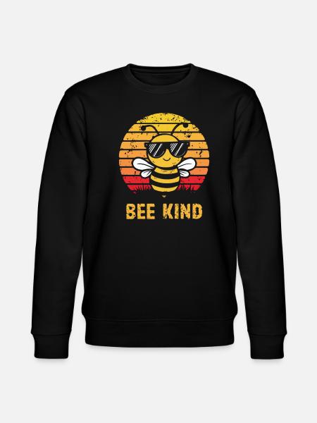 Bee Kind Biene - Stanley/Stella Unisex Bio-Sweatshirt CHANGER  - Schwarz
