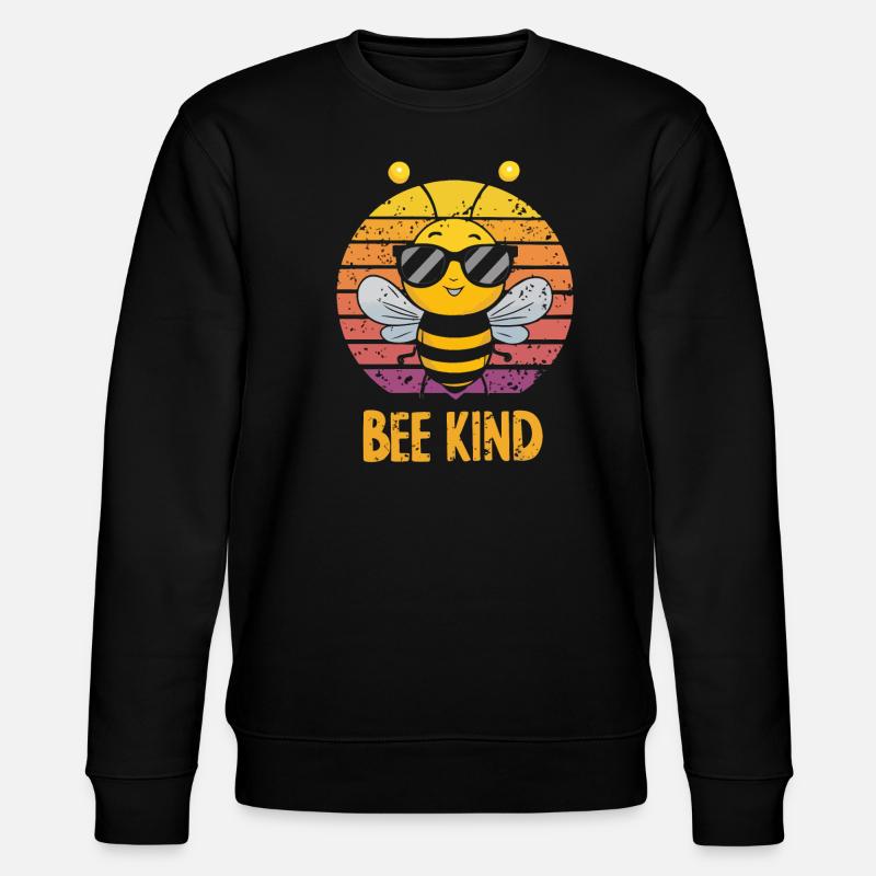 Bee Child Bee - Stanley/Stella CHANGER Unisex Organic Sweatshirt - black