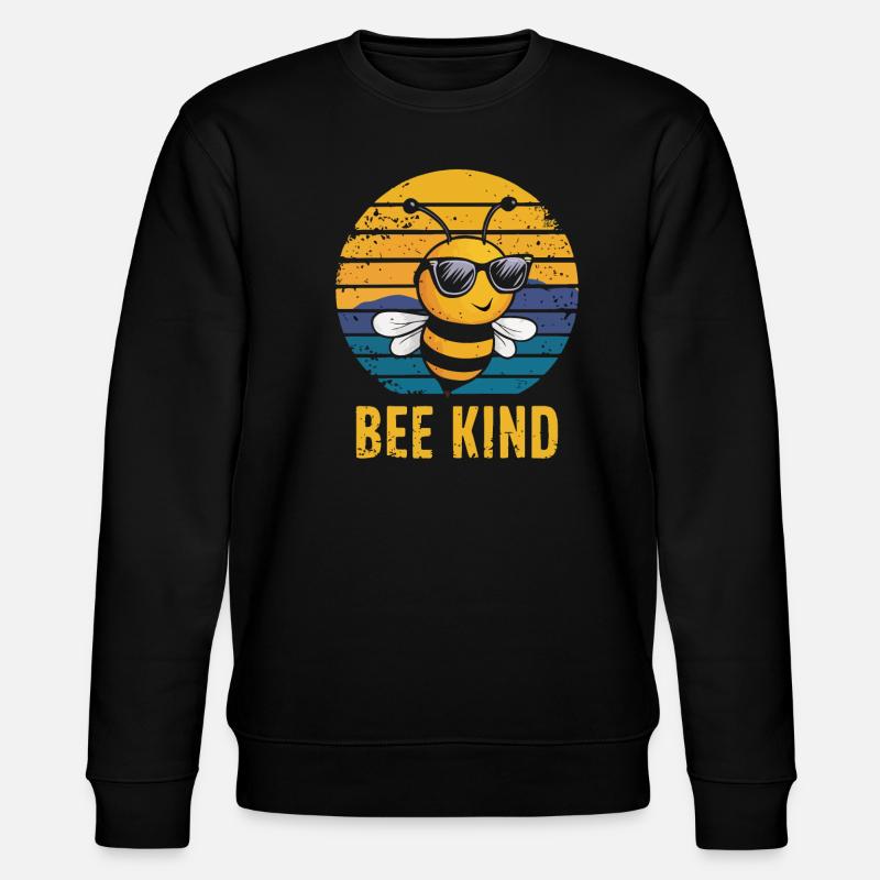 Bee Child Bee - Stanley/Stella CHANGER Unisex Organic Sweatshirt - black
