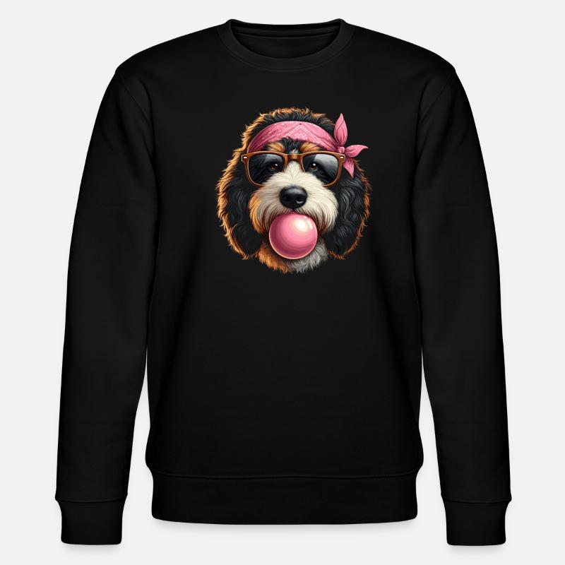 Bernedoodle Chien - Sweat bio CHANGER Stanley/Stella Unisexe - noir
