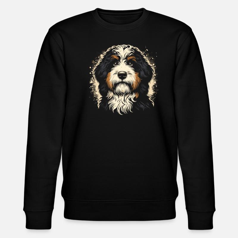 Bernedoodle Chien - Sweat bio CHANGER Stanley/Stella Unisexe - noir