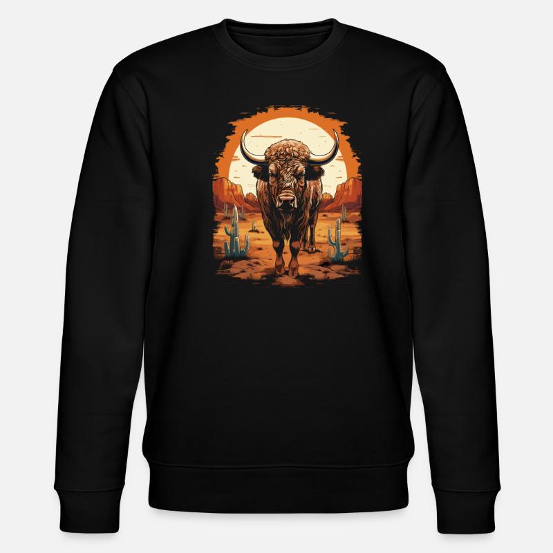 Bison - Sweat bio CHANGER Stanley/Stella Unisexe - noir