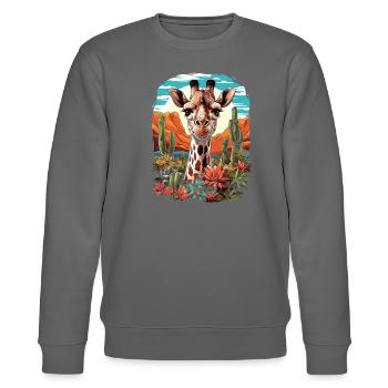 Camel - Stanley/Stella CHANGER Unisex Organic Sweatshirt - burgundy - Front - Nik (191cm) & Marisol (170cm)