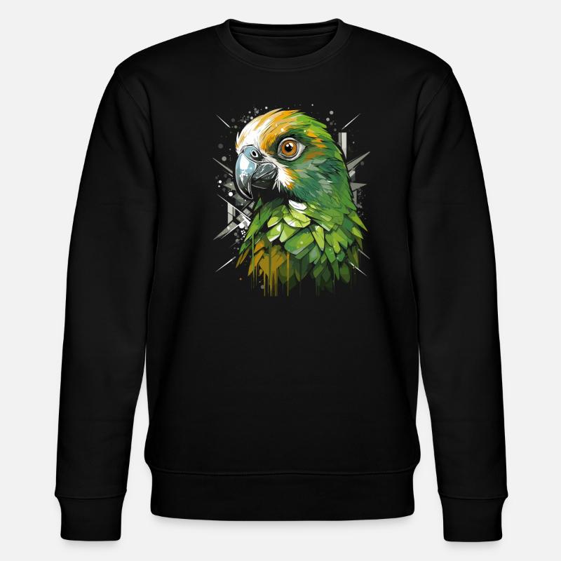 Perruche perruche - Sweat bio CHANGER Stanley/Stella Unisexe - noir