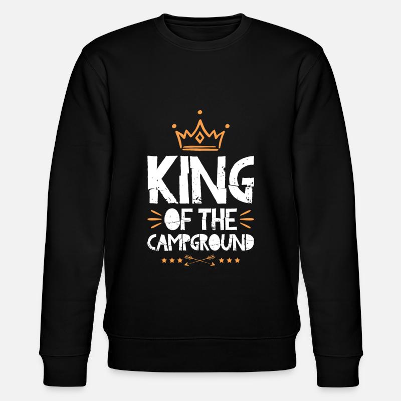 Camping King - Stanley/Stella CHANGER Unisex Organic Sweatshirt - black