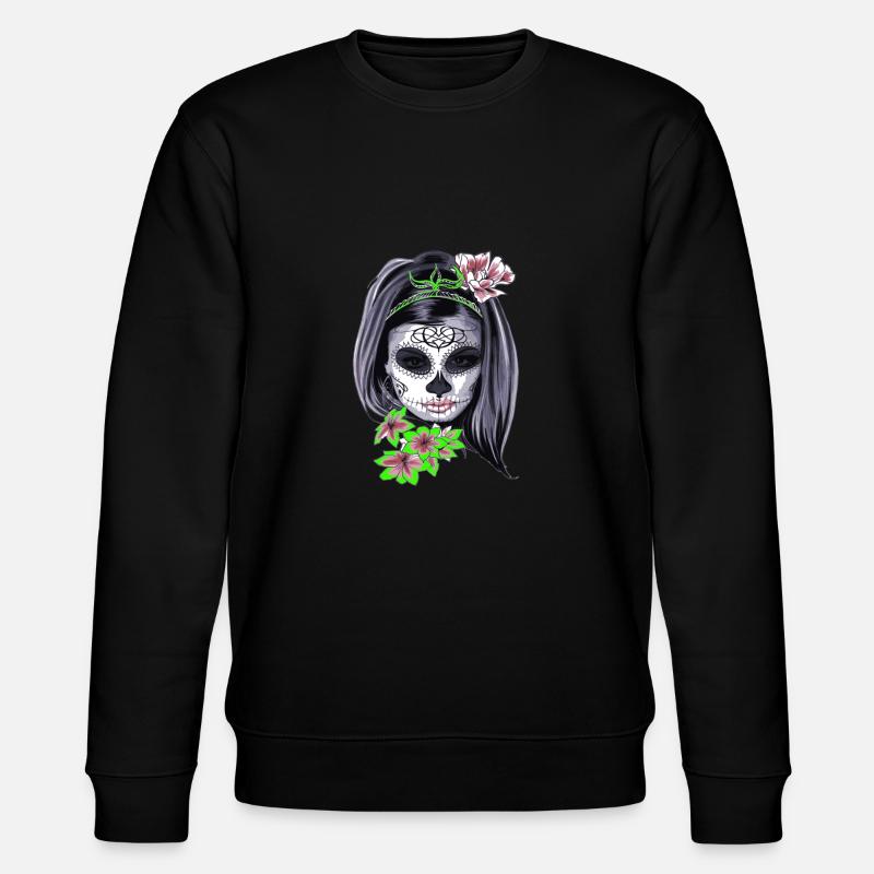Masking for Mardi Gras - Stanley/Stella CHANGER Unisex Organic Sweatshirt - black