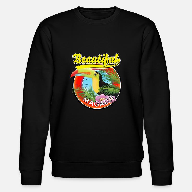 Schönes Magaluf, Tukan-Logo. - Stanley/Stella Unisex Bio-Sweatshirt CHANGER  - Schwarz