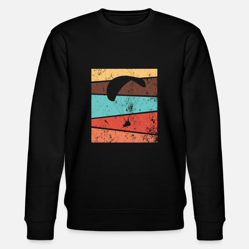 Parachute Rétro Parachute Jumping - Sweat bio CHANGER Stanley/Stella Unisexe - noir