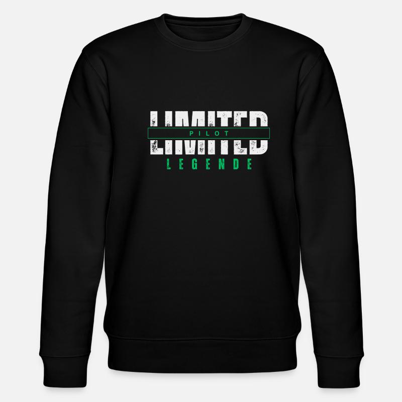 Légende de pilote limitée. - Sweat bio CHANGER Stanley/Stella Unisexe - noir