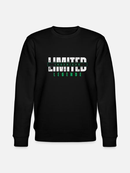 Limited Engineer Legend. - Stanley/Stella CHANGER Unisex Organic Sweatshirt - black