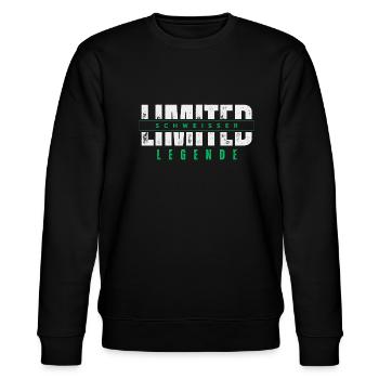 Limited Welder Legend. - Stanley/Stella CHANGER Unisex Organic Sweatshirt - black - Front - Nik (191cm) & Marisol (170cm)