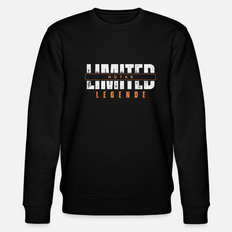 Légende notariale limitée. - Sweat bio CHANGER Stanley/Stella Unisexe - noir