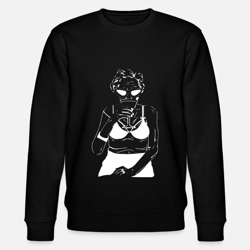 cool grandma 2 - Stanley/Stella CHANGER Unisex Organic Sweatshirt - black