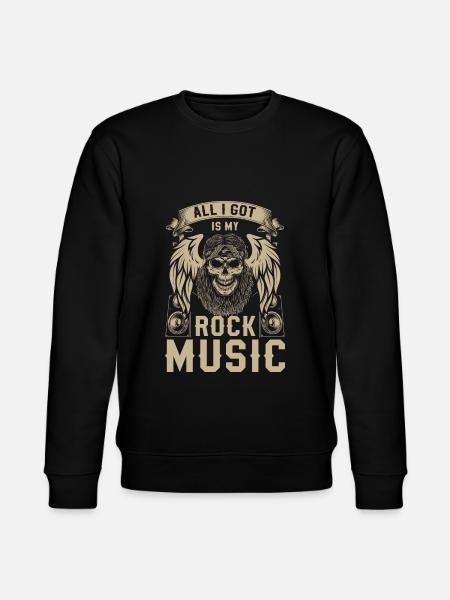 Rock, Hardrocker, Heavy Metal - Stanley/Stella Uniseks bio-sweatshirt CHANGER  - zwart