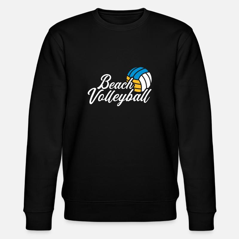 Beachvolleyball - Stanley/Stella Unisex Bio-Sweatshirt CHANGER  - Schwarz