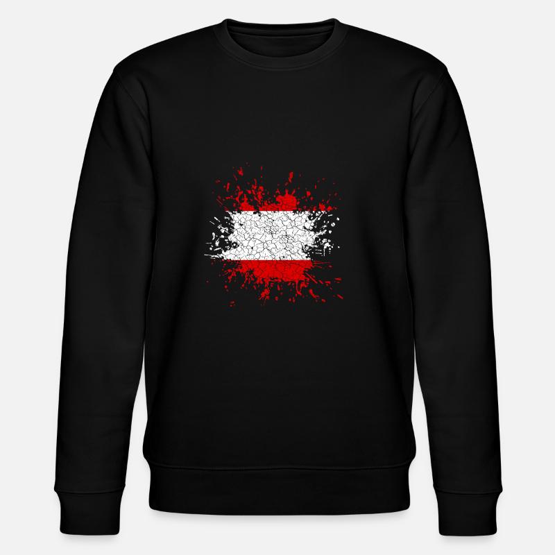 Austria Austria austria austria - Stanley/Stella CHANGER Unisex Organic Sweatshirt - black
