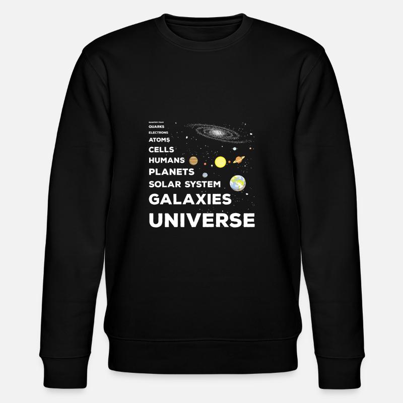 Universe physicist - Stanley/Stella CHANGER Unisex Organic Sweatshirt - black