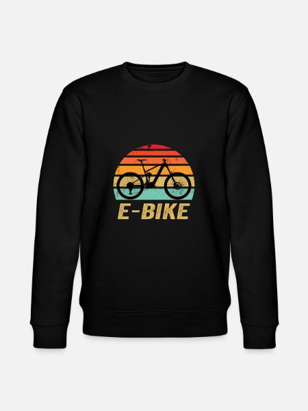 E-Bike MTB E-MTB - Stanley/Stella Unisex Bio-Sweatshirt CHANGER  - Schwarz