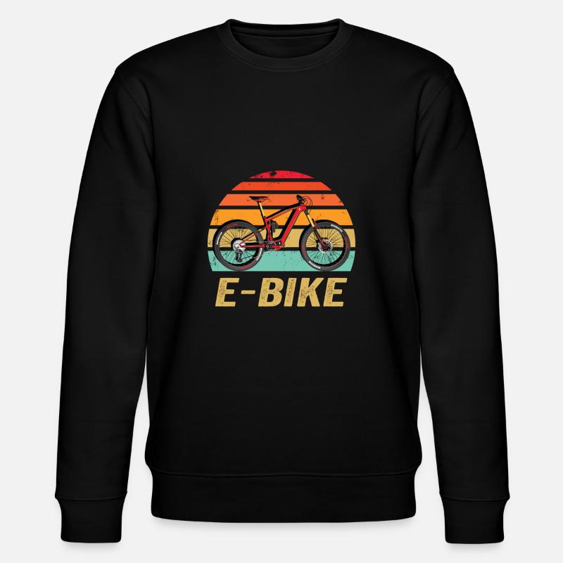 E-Bike VTT E-VTT - Sweat bio CHANGER Stanley/Stella Unisexe - noir